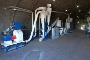Линия переработки сена, соломы