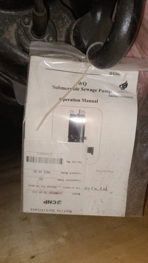 Насос погружной 250WQ360-28-45(I) в комплекте с принадлежностями