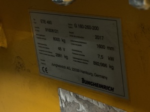 Погрузчик Jungheinrich - ETE 480