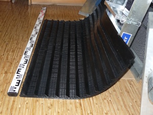 Ковры дражные резиновые для золотодобывающих шлюзов драг и промприборов