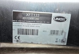 Конвекционная печь unox XFT133