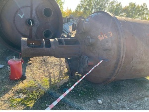 химическое оборудование с хранения без эксплуатации