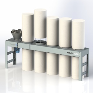 Аспирация. Стружкоотсос 10000м3/ч для мебельного цеха