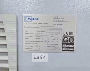 Сверлильно-присадочный центр с ЧПУ Weeke BHX 500