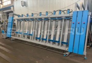 Пресс гидравлический с пневматическими фронтальными прижимами SLU150-6.4PT