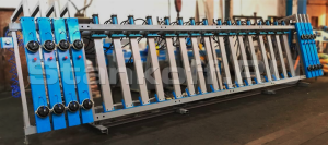 Пресс гидравлический с пневматическими фронтальными прижимами 6GP