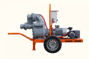 Борей-300ВУ (Эл.вак.установка 11кВт/1450 об., 320м3/час, 18 м.в.с., абр.10%, т.ч. 76мм, вак.65м)