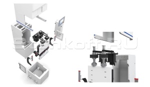 Электромеханический мини гибочный станок FMK 30/1250 4 axis