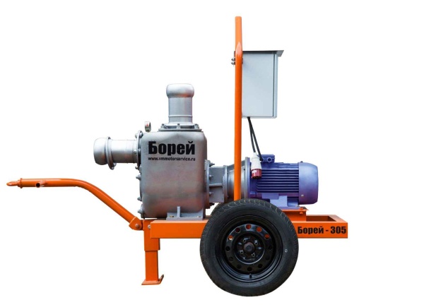 Борей-305 (Эл.установка 15кВт/1450 об., 320м3/час, 23 м.в.с., абр.10%, т.ч. 76мм)