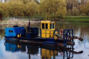 Работа земснаряда