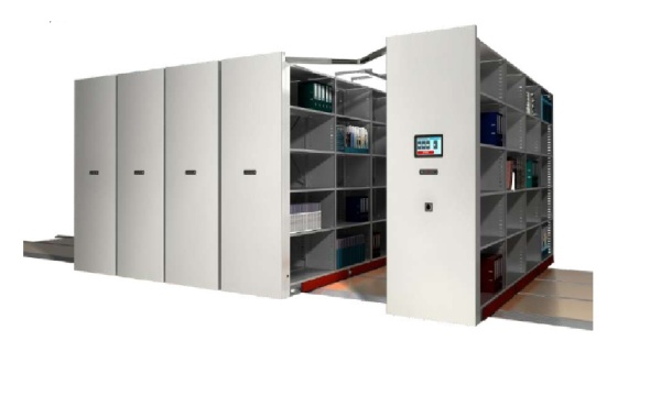 Стеллаж для архива/библиотеки передвижной с электроприводом