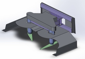 Косилка-кусторез BLADE 1600 для минипогрузчиков
