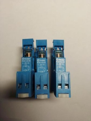 Finder Typ 40.52+Typ 90.95+Typ 99.80 Реле 8A 250V Катушка 24VDC