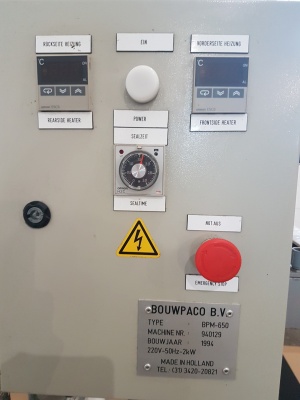 Устройство для запаивания полиэтиленовых мешков или вкладышей БПМ-650 (BPM-650) от Bouwpaco BV