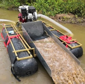 Драга на понтонах