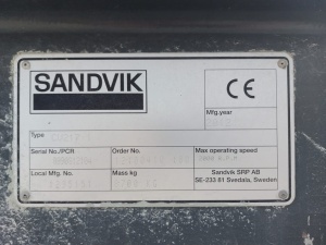 Ударная дробилка центробежного типа Sandvik CV217