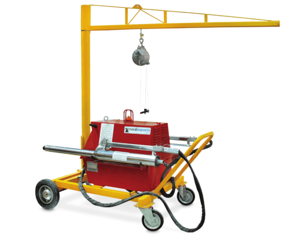 Установка для напряжения арматуры