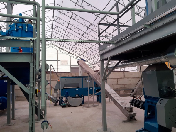 Линия переработки подсолнечника