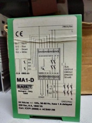 MA1-D 24V DC/AC Реле безопасности Бренд: Saiet