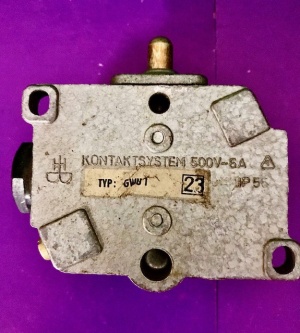 Концевой выключатель TYP GWU1R, GWU1, GWE2R