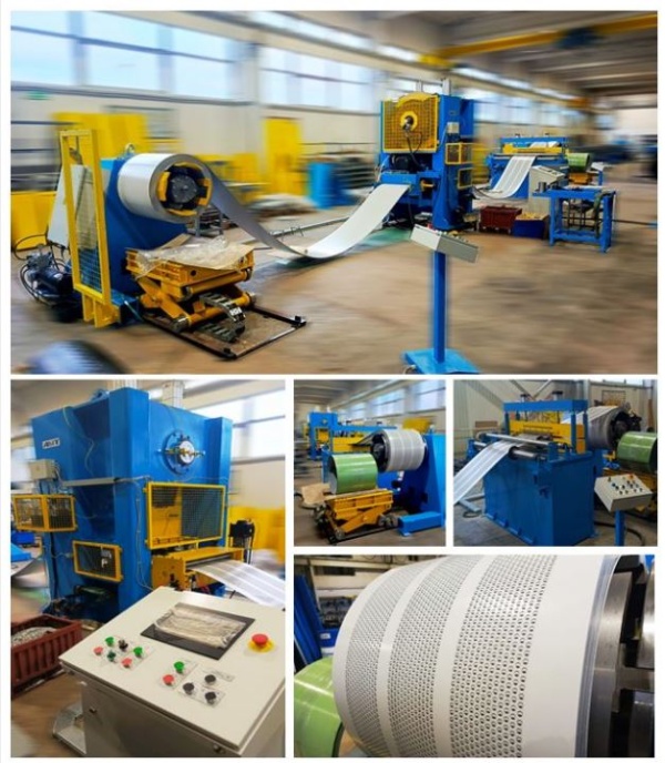 Линия перфорации шумовых панелей