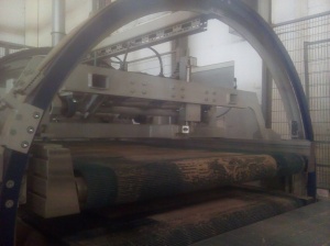 Покрасочная линия плитного материала производства фирм BURKLE и VENJAKOB