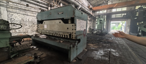 Ножницы с гидравлическим приводом cnta 3150/25