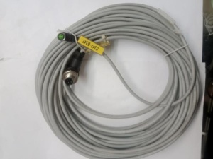 Кабель с разъемом переходной М12 вилка на М8 розетка длина кабеля 20 метров