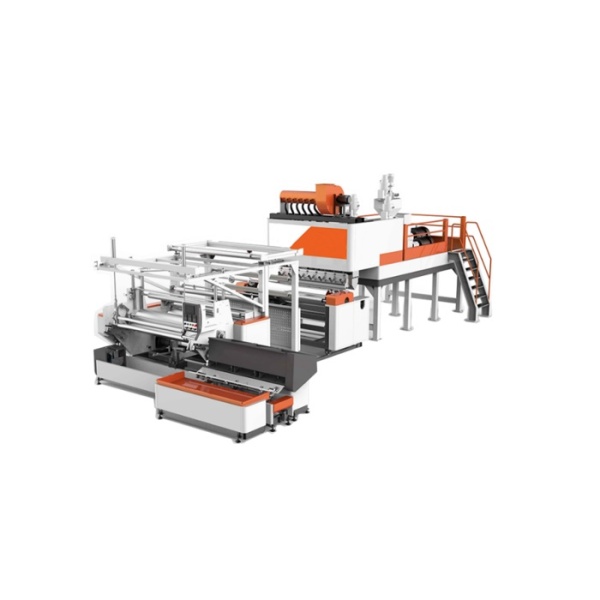 Плоскощелевой экструдер для производства стрейч-пленки XH-E1500