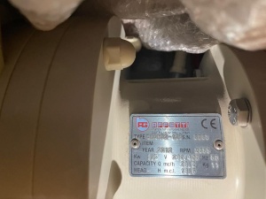 насосная станция AFFETTI (Италия). Модель насосов CMON 32-125