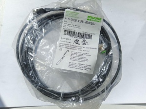 7000-40561-6200250, Murr Elektronik Германия, Кабель с разъемом М12 Вилка, M8 Розетка, кабель 2.5м