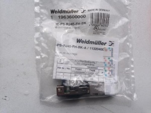 IE-PS-RJ45-FH-BK Разъем разборный металлический 1963600000 Weidmuller