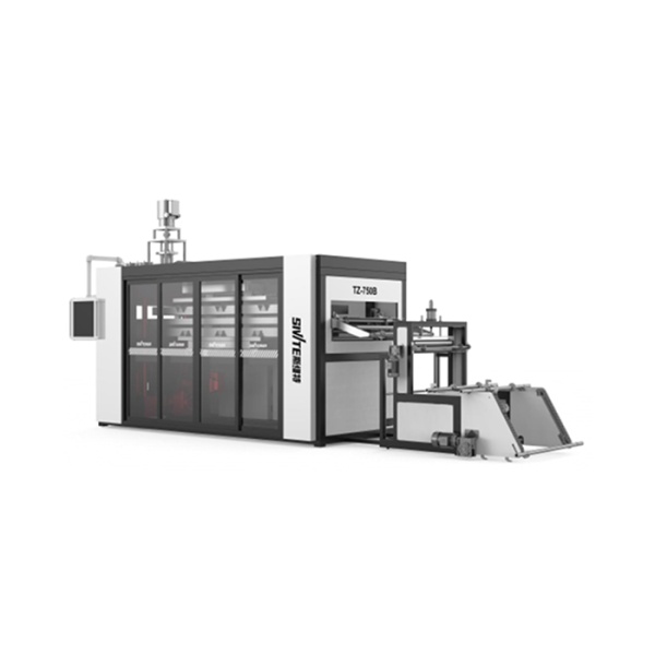 Гидравлическая термоформовочная линия для производства пластиковых стаканов