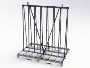 Пирамиды (стойки) для стекла, стеклопакетов А образная