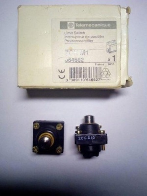 ZCK-D10 Schneider Electric Кнопочный Металлический Плунжер для концевого выключателя XCKM