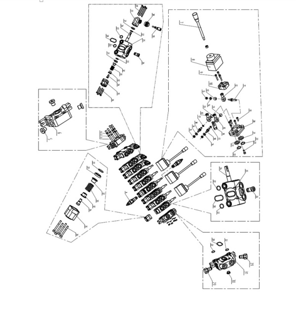 1.005.0054 Клапан с девятью соединениями Kaishan