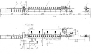 Линии профилирующие для изготовления металлического шпалерного виноградного столба