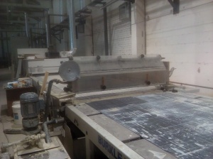 Покрасочная линия плитного материала производства фирм BURKLE и VENJAKOB