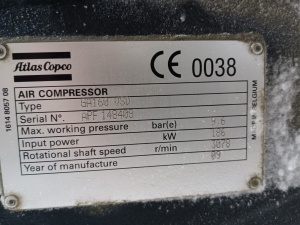 Компрессор Atlas Copco GA 160 VSD