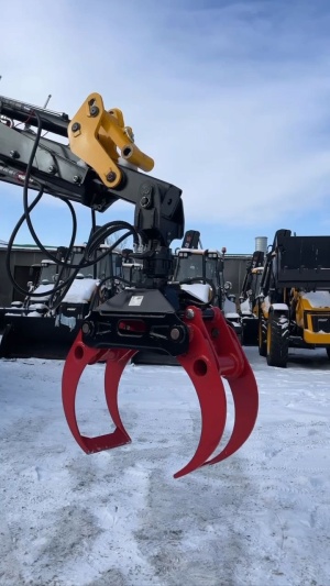 Лесозахват маятниковый RLG 140 на КМУ и экскаватор-погрузчики