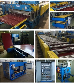 Линии для производства металлочерепицы