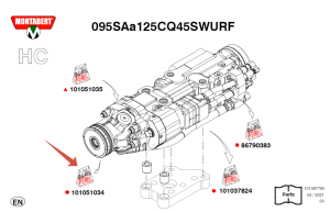 101051034 Комплект уплотнений SP-D Montabert HC95