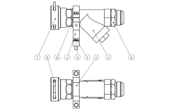 2.023.0024 Фильтр для воды в сборе Kaishan