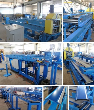 Линии профилирования металлического штакетника, ламель, жалюзи