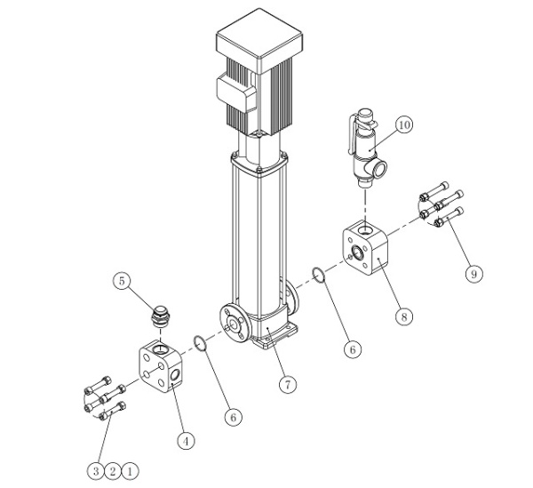 2.026.1192 Водяной насос в сборе Kaishan