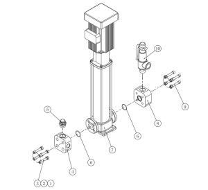 2.026.1192 Водяной насос в сборе Kaishan