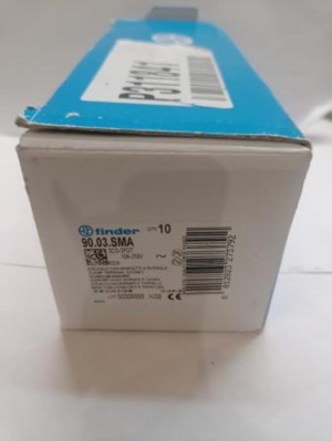 FINDER Typ 60.13 + Typ 90.03 Реле 10A 250V Катушка 24VDC