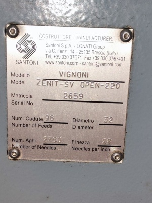 Кругловязальная машина для кулирки и футера 2-х ниточного