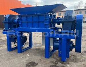 Универсальный промышленный шредер для пластика, резины, древесины, бумаги, стекла ШДП-3000