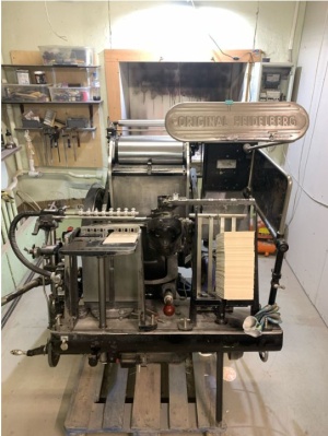 Тигельный пресс крылатка Heidelberg windmill